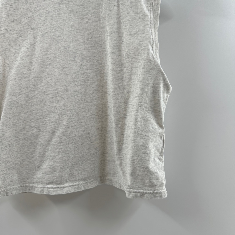 Athleta Heathered Grey Workout Tank Top Women’s Size XXS 100% Cotton - Picture 3 of 6